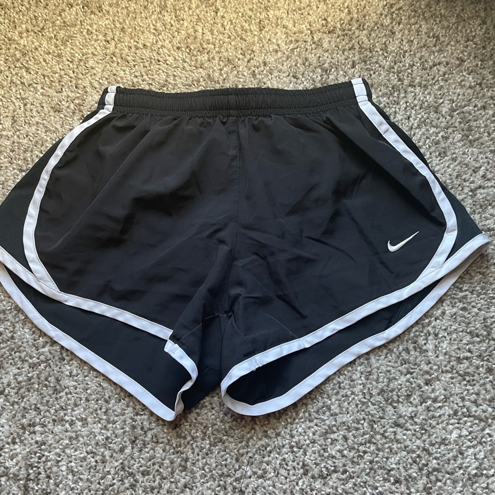 Black Nike dri- fit running shorts